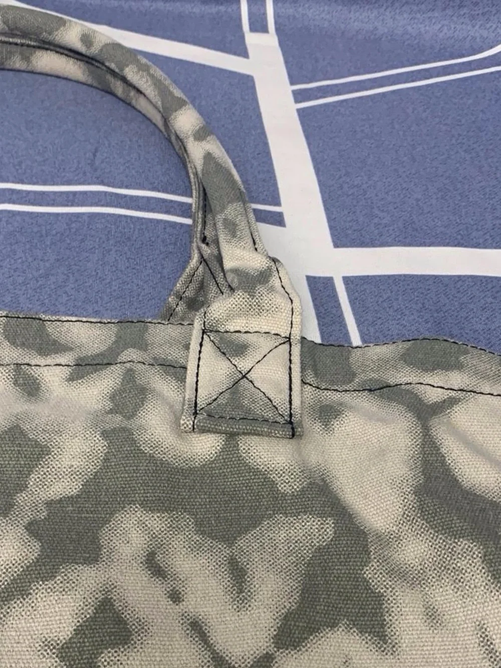 🍬ALO Yoga Tie-Dye Gray & White Canvas Tote